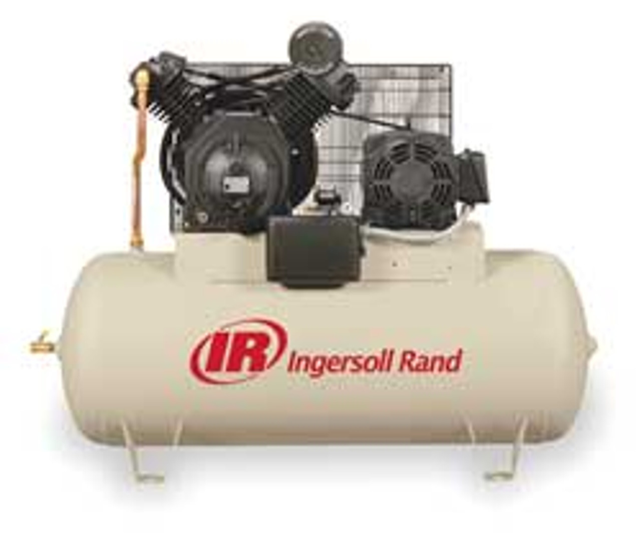 INGERSOLL-RAND 7100E15-4R778 ELECTRIC AIR COMPRESSOR 2 STAGE 15 HP