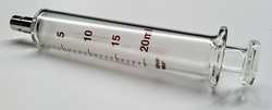 AIR-TITE 7.140-41 GLASS SYRINGE METAL LUER LOCK 20 ML