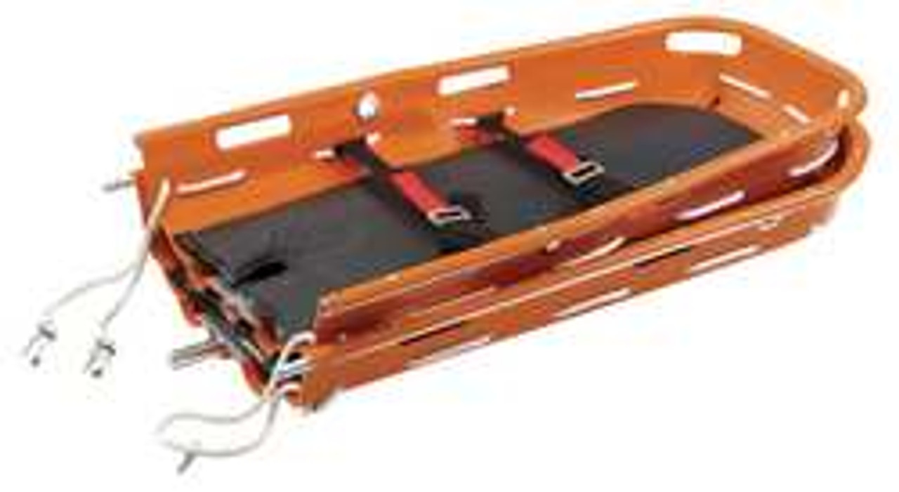FERNO 71-S BASKET STRETCHER,600 LB.,86 IN.,ORANGE