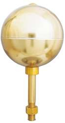 ANNIN FLAGMAKERS 800052 BALL ORNAMENT ALUMINUM GOLD
