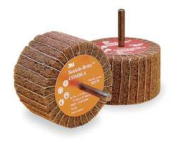 3M 80801 FLAP WHEEL INTRLEAF AO 3X1.75X1/4SHK 80G