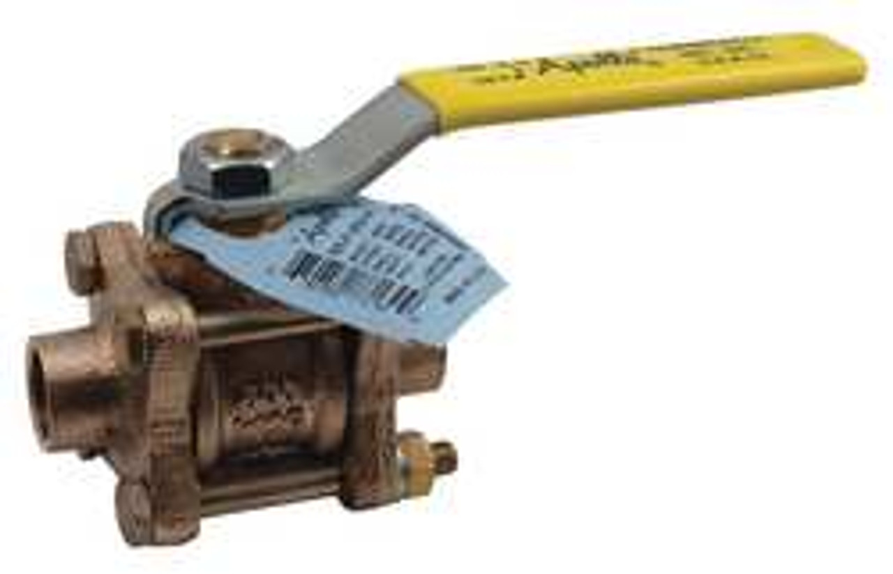 APOLLO 82LF20601 LF BRONZE BALL VALVE SOLDER 1-1/4 IN