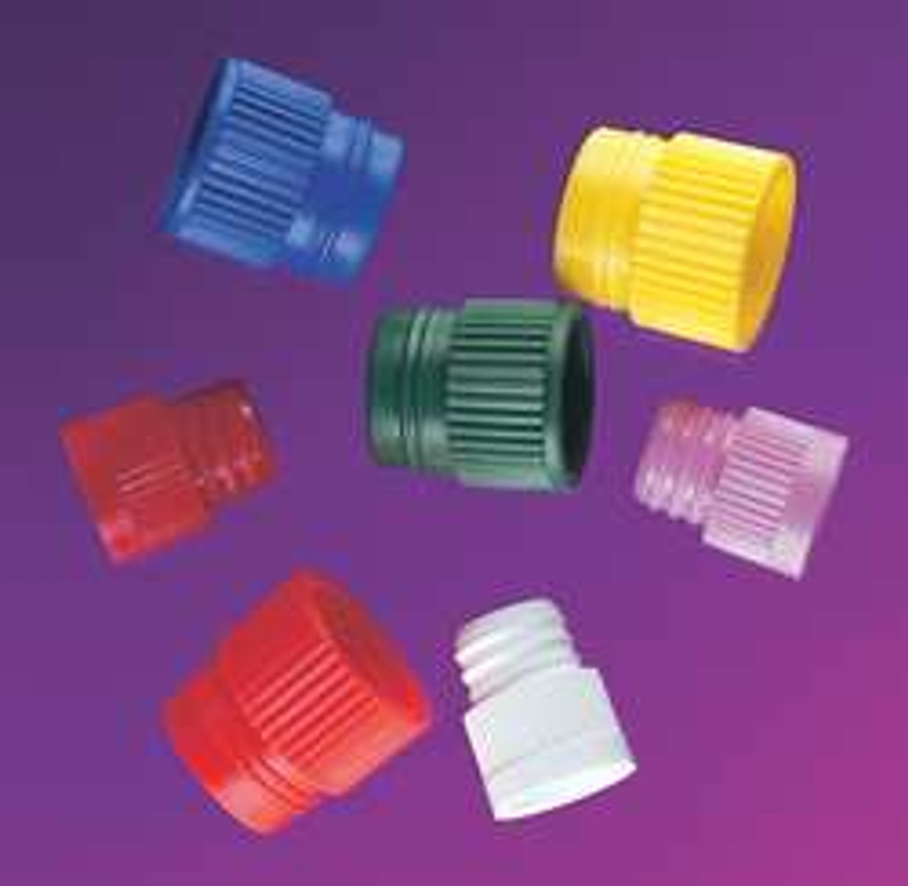 UNIMED MIDWEST INC 8595 THUMB CAPS PUSH IN LDPE WHITE CLR PK1000