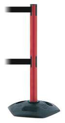 TENSABARRIER 886T2-21-MAX-NO-B9X-C BARRIER POST WITH BELT 13 FT L BLACK