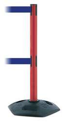TENSABARRIER 886T2-21-MAX-NO-L5X-C BARRIER POST WITH BELT 13 FT L BLUE