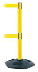 TENSABARRIER 886T2-35-STD-NO-Y5X-C BARRIER POST W/ BELT 7-1/2 FT L YELLOW