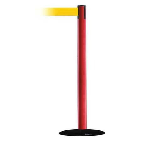 TENSABARRIER 889B-33-21-MAX-NO-Y5X-C BARRIER POST WITH BELT 13 FT L YELLOW