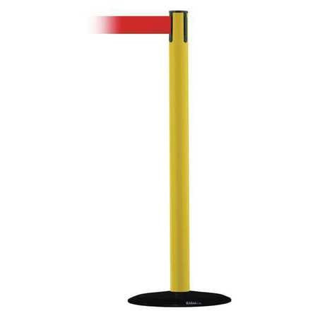 TENSABARRIER 889B-33-35-STD-NO-R5X-C BARRIER POST WITH BELT 7-1/2 FT L RED