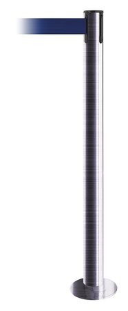 TENSABARRIER 889F-1S-1S-MAX-NO-L5X-C FIXED BARRIER POST W/ BELT 13 FT L BLUE