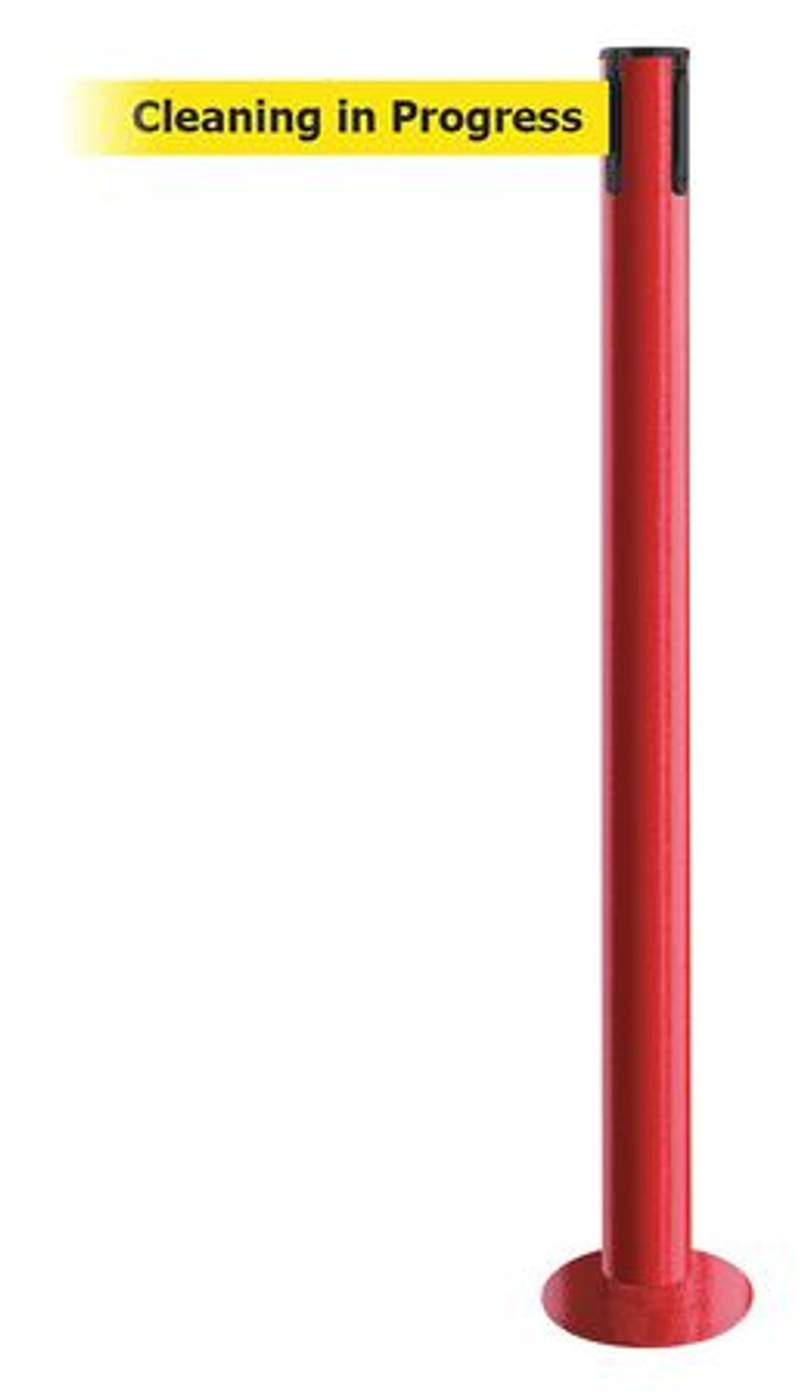 TENSABARRIER 889F-21-21-MAX-NO-YCX-C FIXED BARRIER POST WITH BELT 13 FT L