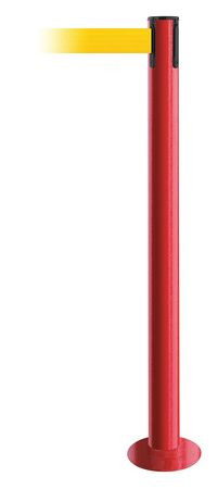 TENSABARRIER 889F-21-21-STD-NO-Y5X-C FIXED BARRIER POST WITH BELT 7-1/2 FT L