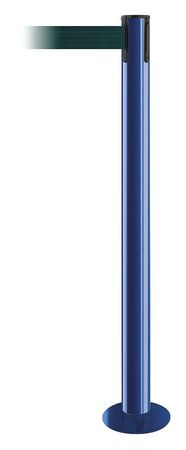 TENSABARRIER 889F-23-23-STD-NO-G6X-C FIXED BARRIER POST WITH BELT GREEN