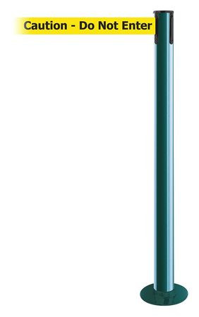TENSABARRIER 889F-28-28-MAX-NO-YAX-C FIXED BARRIER POST WITH BELT 13 FT L