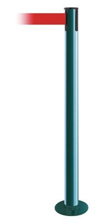 TENSABARRIER 889F-28-28-STD-NO-R5X-C FIXED BARRIER POST WITH BELT RED