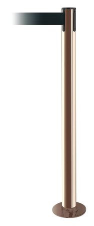 TENSABARRIER 889F-2P-2P-MAX-NO-G7X-C FIXED BARRIER POST W/ BELT 36-1/2 IN H