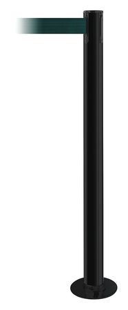 TENSABARRIER 889F-33-33-STD-NO-G6X-C FIXED BARRIER POST WITH BELT GREEN