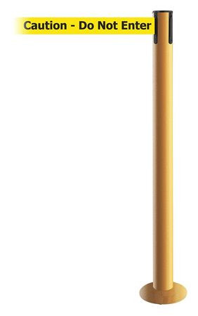 TENSABARRIER 889F-35-35-MAX-NO-YAX-C FIXED BARRIER POST WITH BELT 13 FT L