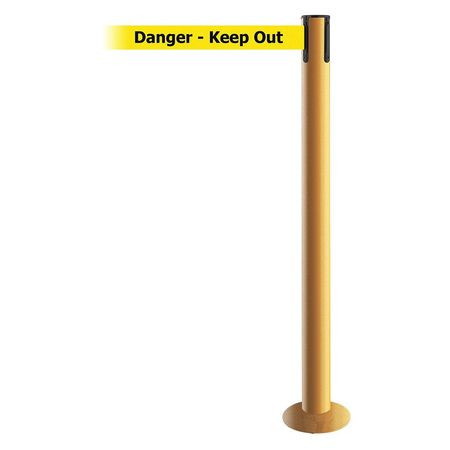 TENSABARRIER 889F-35-35-MAX-NO-YDX-C FIXED BARRIER POST WITH BELT 13 FT L