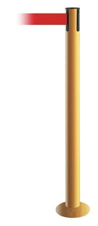 TENSABARRIER 889F-35-35-STD-NO-R5X-C FIXED BARRIER POST WITH BELT RED