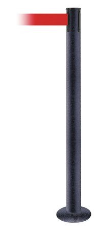 TENSABARRIER 889F-89-89-MAX-NO-R5X-C FIXED BARRIER POST W/ BELT 13 FT L RED