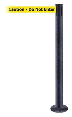 TENSABARRIER 889F-89-89-MAX-NO-YAX-C FIXED BARRIER POST WITH BELT 13 FT L