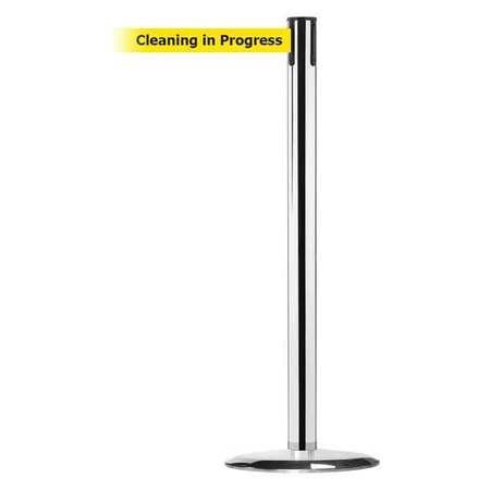 TENSABARRIER 889U-1P-1P-MAX-NO-YCX-C BARRIER POST WITH BELT METAL 13 FT L
