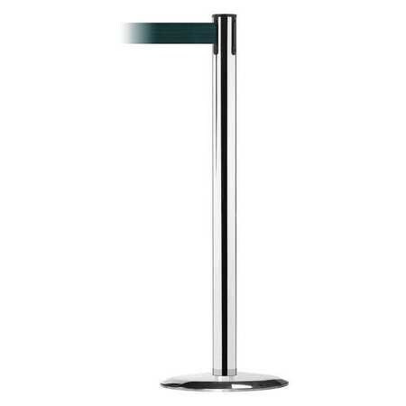 TENSABARRIER 889U-1P-1P-STD-NO-G6X-C BARRIER POST WITH BELT METAL 7-1/2 FT L