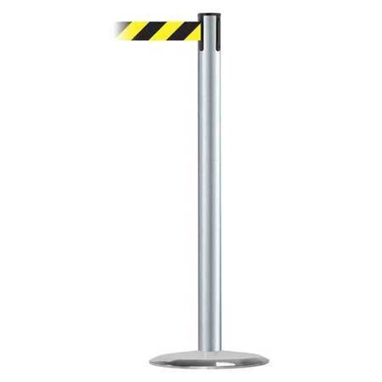 TENSABARRIER 889U-1S-1S-MAX-NO-D4X-C BARRIER POST WITH BELT METAL 13 FT L