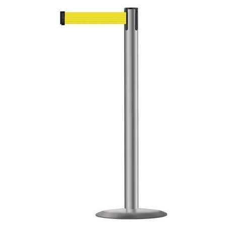 TENSABARRIER 889U-3P-3P-STD-NO-Y5X-C BARRIER POST WITH BELT METAL 7-1/2 FT L