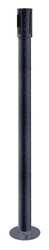 TENSABARRIER 890F-33-89-RCV RECEIVER POST 40-1/2 IN H BLACK WRINKLE