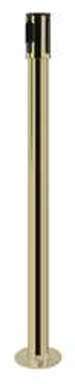 TENSABARRIER 890R-2P-2P-2P-RCV RECEIVER POST 40-1/2 IN H POLISHED BRASS