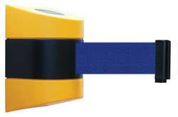 TENSABARRIER 897-15-S-35-NO-L5X-C D0103 BELT BARRIER YELLOW BELT COLOR BLU