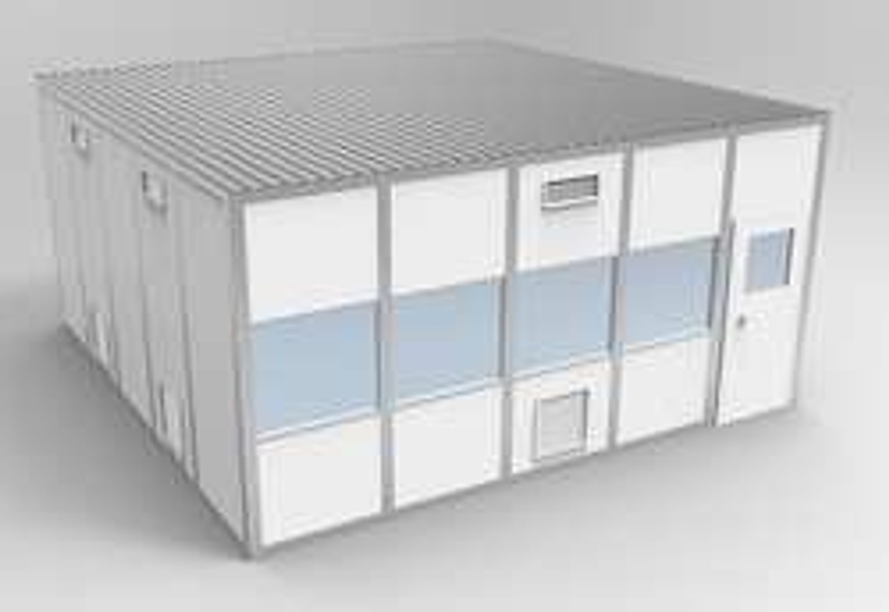 PORTA-FAB 8CR2020 CLNRM MODULAR IN-PLANT OFFICE 20X20X10FT