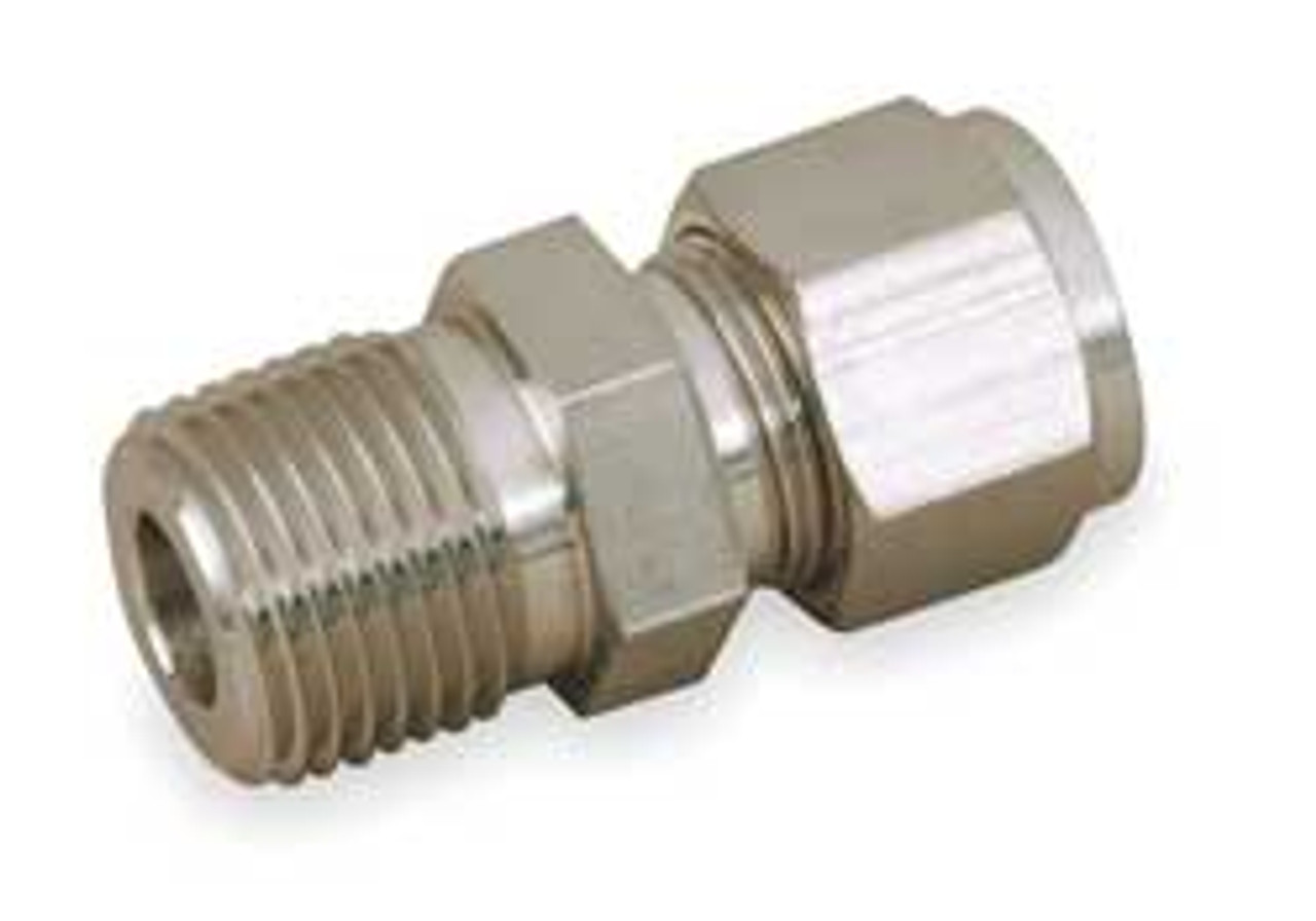 PARKER 8MSC12N-316-GR CONNECTOR 316 SS A-LOKXM 1/2INX3/4IN