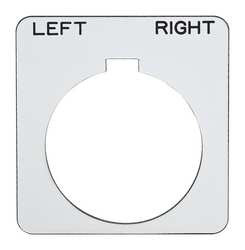SCHNEIDER ELECTRIC 9001KN256WP LEGEND PLATES