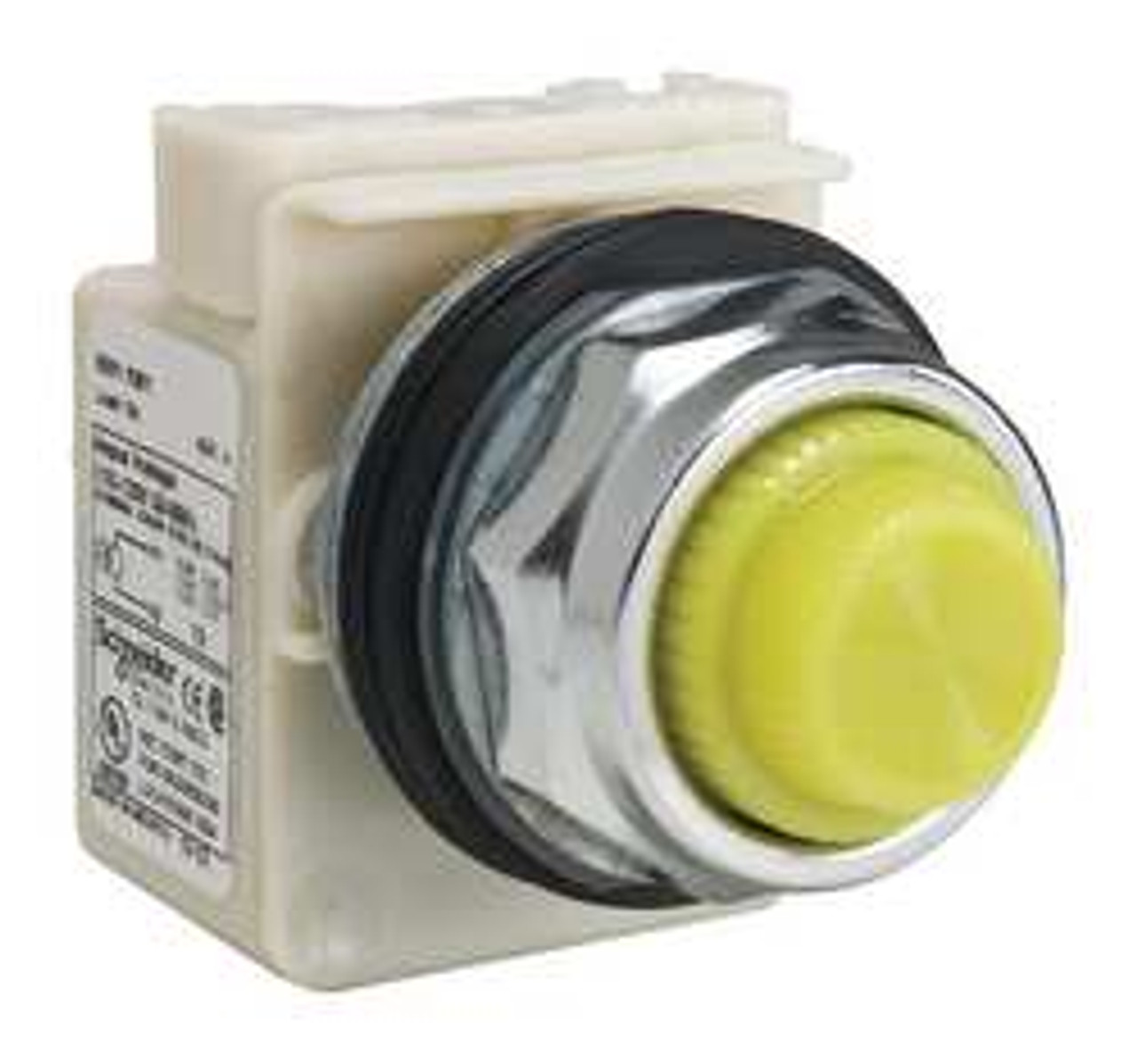 SCHNEIDER ELECTRIC 9001KP1Y31 PILOT LIGHT INCAN YELLOW 110-120V