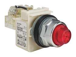 SCHNEIDER ELECTRIC 9001KT35R31 PUSH TO TEST PILOT LIGHT,RED,INCAND