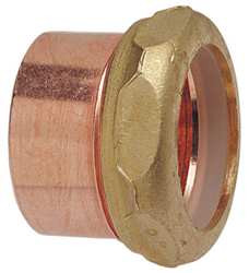 NIBCO 9017 11/4X11/4 ADAPTER WROT COPPER C X SJ 1-1/4 IN
