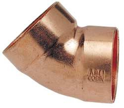 NIBCO 906 3 DWV 45 ELBOW WROT COPPER 3-1/8 5 PSI