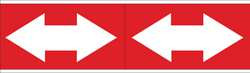 BRADY SPC ABSORBENTS 93395 PIPE MARKER,4IN H,12IN W