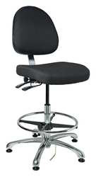 BEVCO 9551M-E-EBONY ERGONOMIC CHAIR FABRIC BLACK
