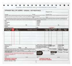 JJ KELLER 968 BILL OF LADING FORMS REGULATORY PK250