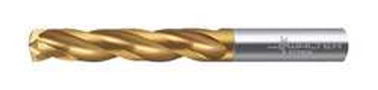 TITEX A1166TIN-4.2 JOBBER DRILL SOLID CARBIDE 2 IN L