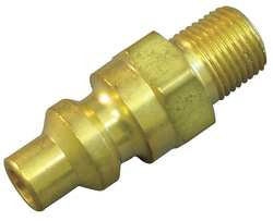 HANSEN A3P COUPLER PLUG (M)NPT 1/4 BRASS