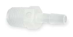 ELDON JAMES A6-4NK ADAPTER THREAD TO BARB PVDC 3/8 IN PK 5