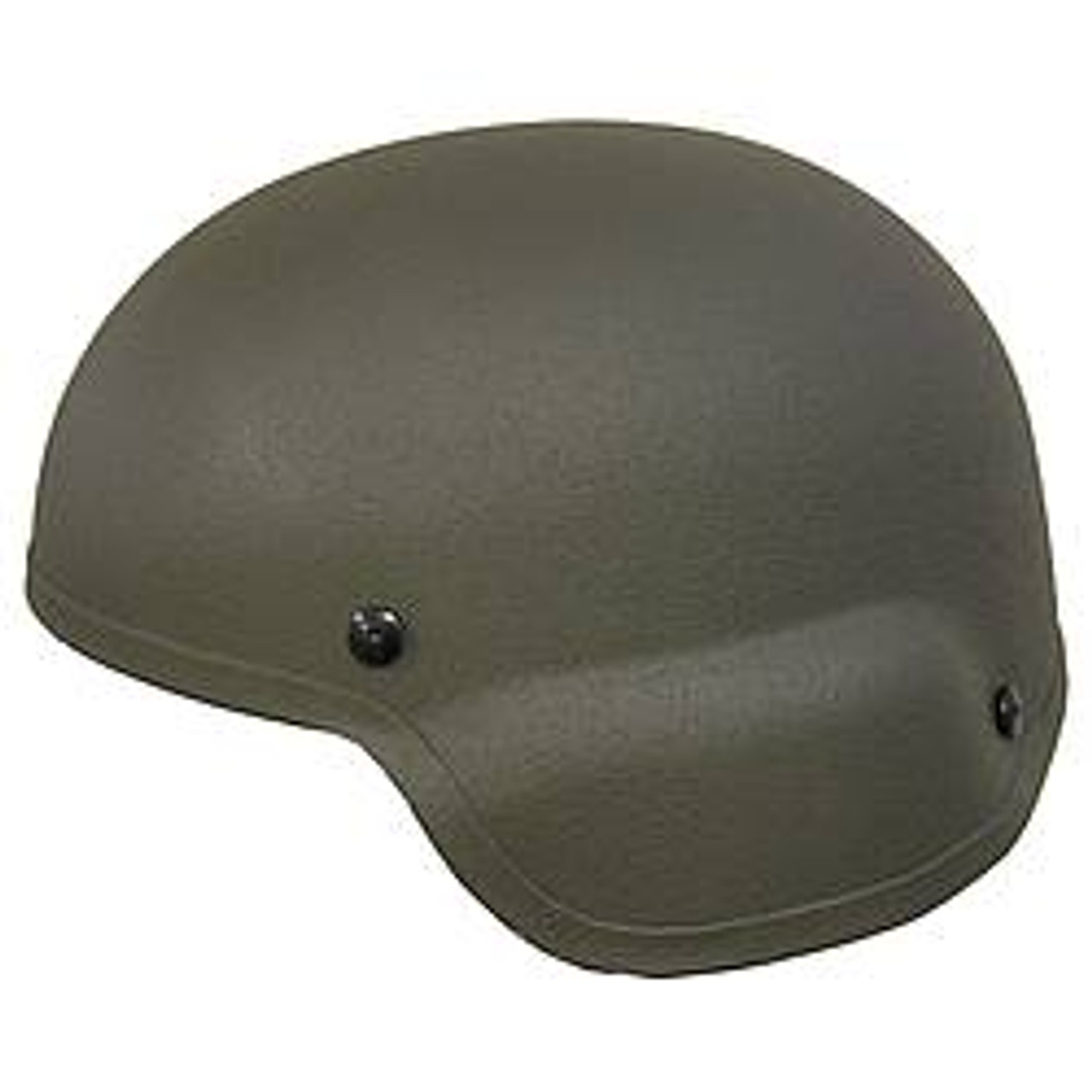 UNITED SHIELD ACH- MICH MIL-IIIA-ODMD HELMET OD GREEN LEVEL IIIA MEDIUM
