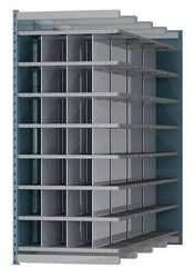 HALLOWELL AHDB28-96PB HALLOWELL CLOSED STYLE DEEP BIN SHELVING