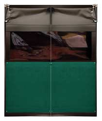 CHASE AIR9733696FGR H1812 SWINGING DOOR 8 X 3 FT FOREST GREE