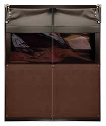 CHASE AIR9738496CBR H1829 SWINGING DOOR 8 X 7 FT CHOCOLATE B