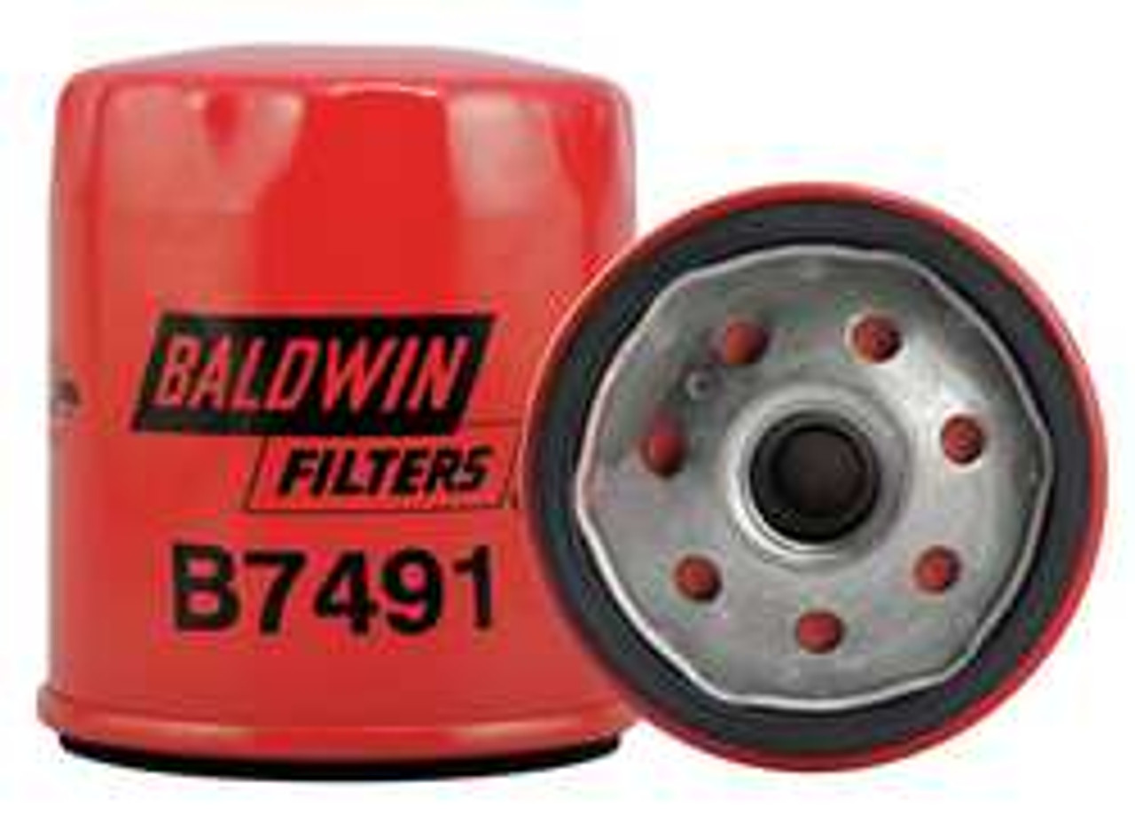 BALDWIN FILTERS B7491 OIL FILTER SPIN-ON 3-17/32 X3 X3-17/32 